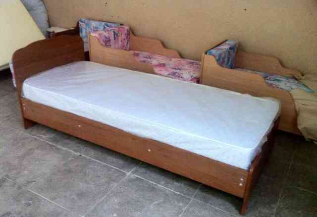 Односпальная кровать, новая, 800Х2000 мм