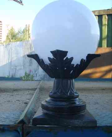 Упичный торшер"шар"0.4м. чугун Касли