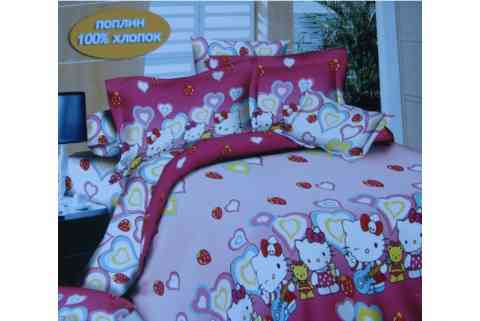 Детское постельное белье Hello Kitty
