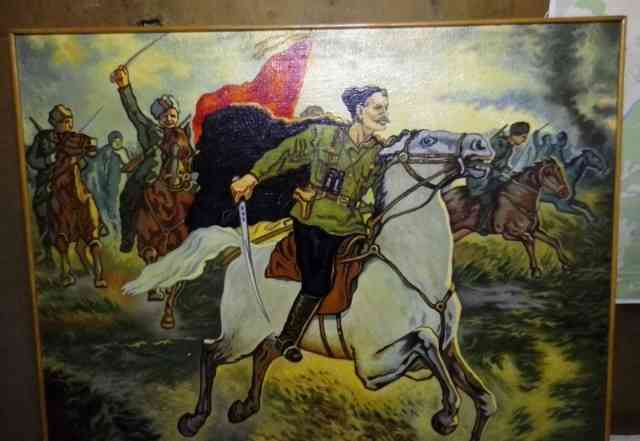 Картина Чапаев в бою