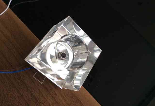 Светильник точечный стеклянный цоколь G4 12 шт