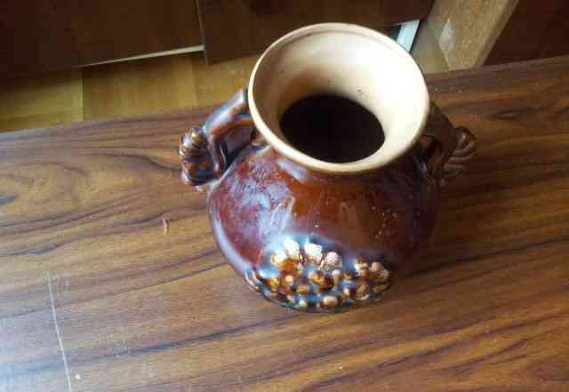 Стильная декоративная керамическая ваза