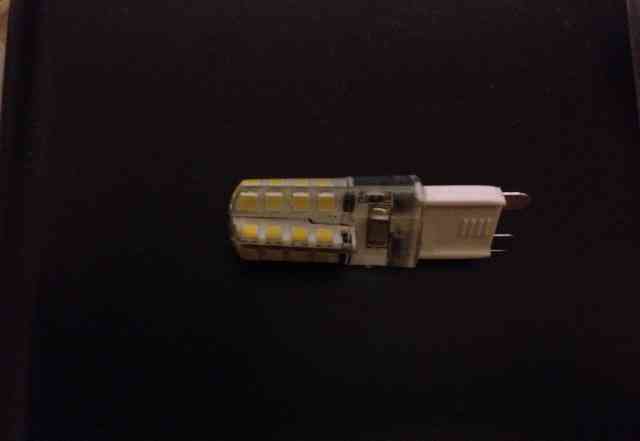 Светодиодные лампы G9 5w (35-40) теплый свет 3шт