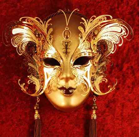 Новая Венецианская маска Papillon small руч. работ