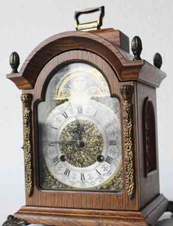 Cтаринные, настольные часы с фазами луны Голландия