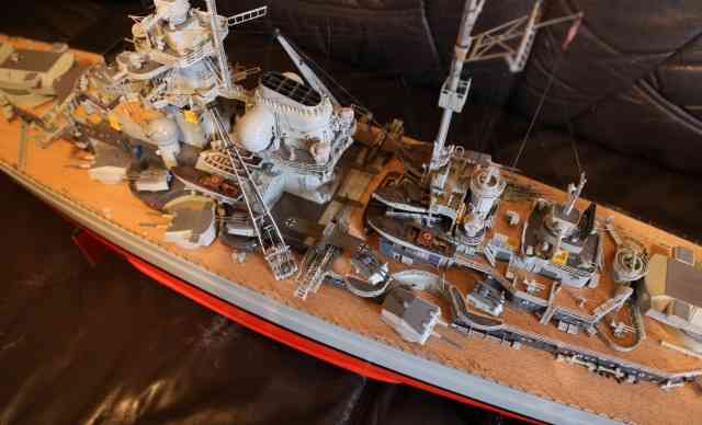 Корабль Бисмарк ручная сборка
