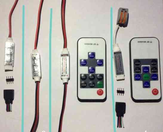 Контроллеры и пульты для светодиодной ленты(мото)