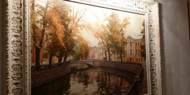 Картина (холст, масло) Санкт-Петербург