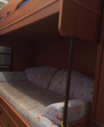Детская комната с 2х ярусной кроватью Атлантида