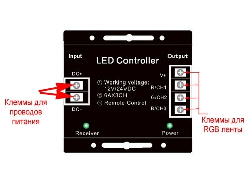 Контроллер Apeyron touch RGB с сенсорным пультом