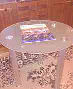 Столик стеклянный журнальный (стол)