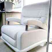 Кресло диванное новое, белая кожа