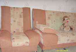 мягкая мебель диван, два кресла